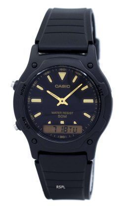 Casio Analog Digital Quartz Dual Time AW-49HE-1AVDF AW49HE-1AVDF Men's Watch