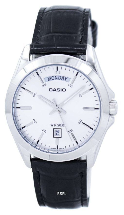 Casio Analog Silver Dial MTP-1370L-7AVDF MTP-1370L-7AV Men's Watch