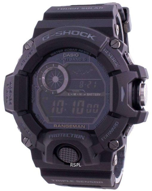 Casio G-Shock Rangeman Black Out Solar Powered GW-9400-1B GW9400-1B 200M Men's Watch