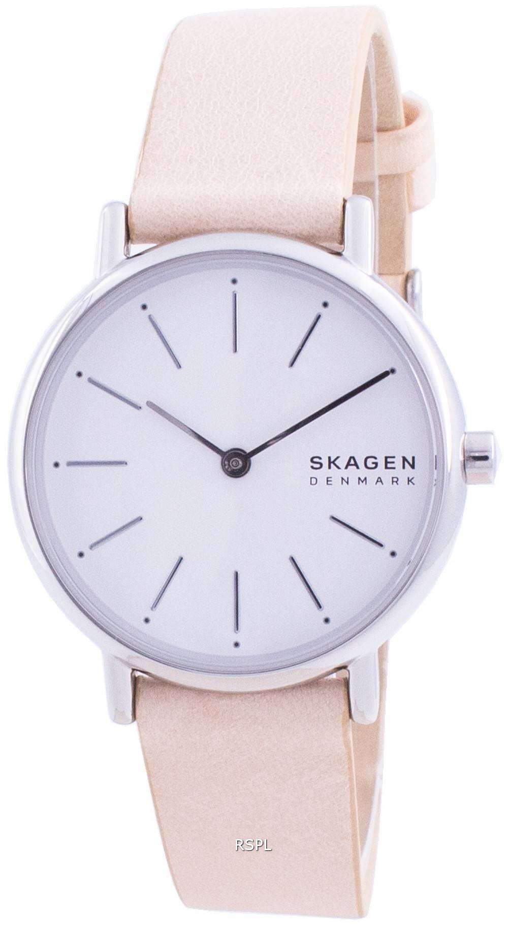 skagen ladies watch leather strap