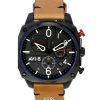 AVI-8 Hawker Hunter Charcoal Ember Brown Retrograde Chronograph Quartz AV-4052-02 Mens Watch