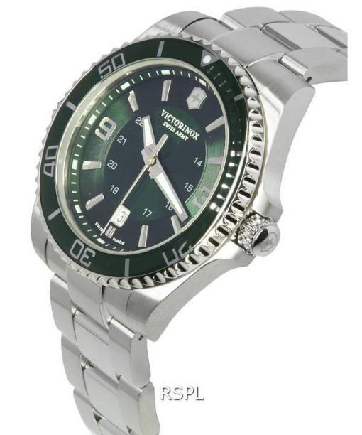 Victorinox Maverick Green Dial Quartz 241934 100M Men's Watch