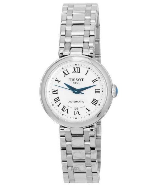 Tissot T-Lady Bellissima Stainless Steel White Dial Automatic T126.207.11.013.00 T1262071101300 Women's Watch