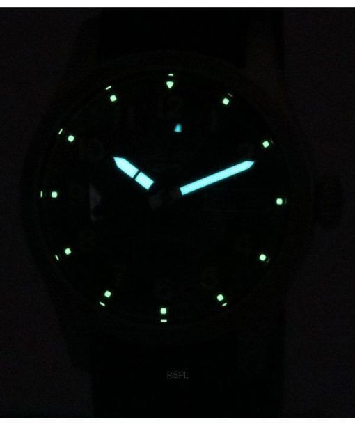 Seiko 5 Sports Green Zone Midfield Black Dial Automatic SRPJ85K1 100M Men's Watch