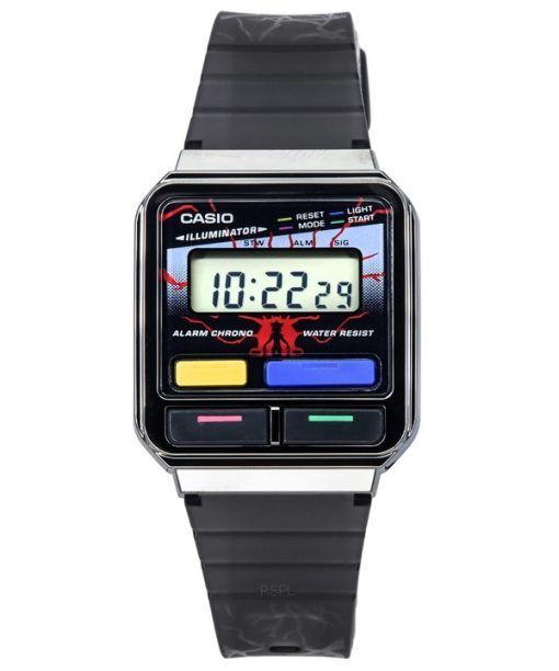 Casio Vintage Stranger Things Collaboration Digital Resin Strap Quartz A120WEST-1A Unisex Watch