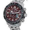 Citizen Promaster Skyhawk Perpetual Calendar Red Dial Eco-Drive Diver's JY8086-89X 200M Men's Watch