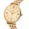 Fossil Jacqueline Stainless Steel Rose Gold Tone Dial Quartz ES5252SET Womens Watch With Gift Set