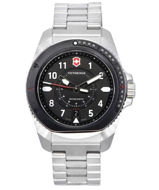 Victorinox Swiss Army Journey 1884 Antimagnetic Black Dial Quartz Diver's 242009 200M Men's Watch