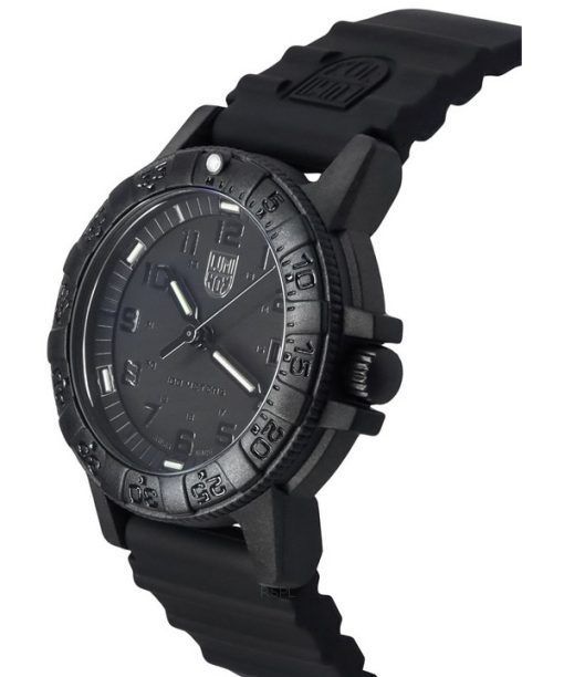 Luminox Leatherback SEA Turtle Silicone Strap Black Dial Quartz XS.0301.BO.L 100M Men's Watch