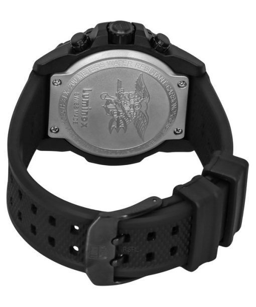 Luminox Navy SEAL Chronograph Rubber Strap Black Dial Quartz Diver's XS.3581.SIS 200M Men's Watch