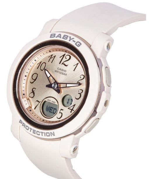 Casio Baby-G Analog Digital Resin Strap Rose Gold Dial Quartz BGA-290SA-4A 100M Womens Watch