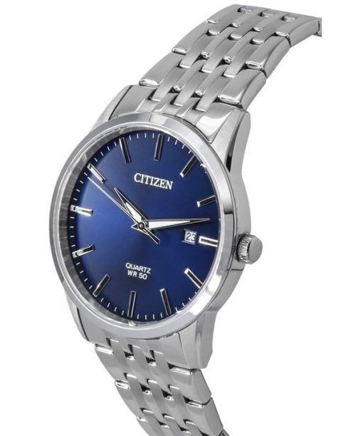 Citizen Stainless Steel Bracelet Midnight Blue Dial Quartz BI5000-87L Mens Watch