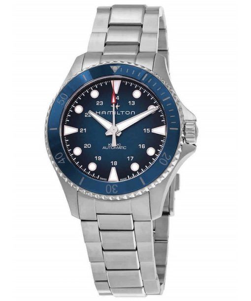 Hamilton Khaki Navy Scuba Stainless Steel Blue Dial Automatic Diver's H82505140 300M Men's Watch