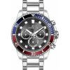 Invicta Pro Diver Chronograph Stainless Steel Black Dial Quartz 46053 Men's Watch