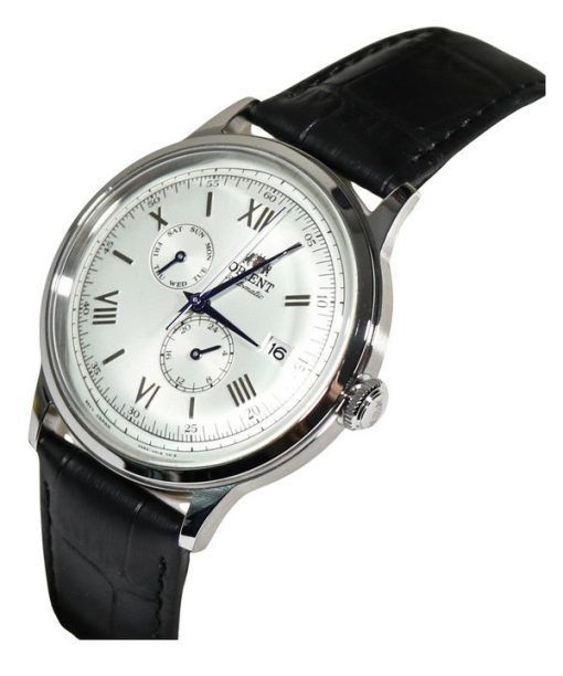 Orient Bambino Version 8 Classic Leather Strap White Dial Automatic RA-AK0701S10B Men's Watch