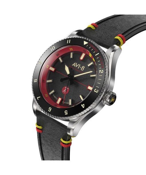 AVI-8 Flyboy Tuskegee Airmen Limited Edition Licata Black Dial Quartz AV-4103-01 Mens Watch With Extra Strap