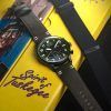 AVI-8 Flyboy Spirit Of Tuskegee Chronograph Limited Edition Roberts Green Dial Quartz AV-4109-04 Mens Watch With Extra Strap