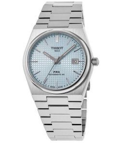 Tissot PRX T-Classic Powermatic 80 Ice Blue Dial Automatic T137.407.11.351.00 100M Mens Watch