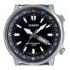 Casio Standard Analog Stainless Steel Black Dial Quartz MTD-130D-1A4V 100M Men's Watch