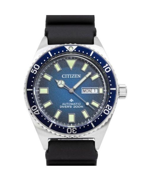 Citizen Promaster Rubber Strap Blue Dial Automatic Diver's NY0129-07L 200M Men's Watch