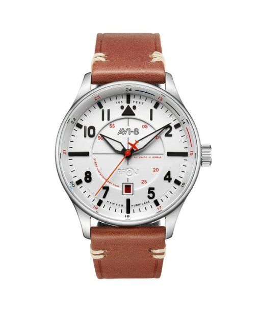 AVI-8 Hawker Hurricane Kent Newton White Dial Automatic AV-4094-01 Mens Watch