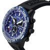 Citizen Promaster Sky A-T Radio Controlled Chronograph Blue Dial Eco-Drive Divers CB5006-02L 200M Mens Watch