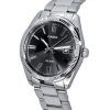 Casio Standard Analog Stainless Steel Black Dial Quartz MTP-1302D-1A1 Men's Watch