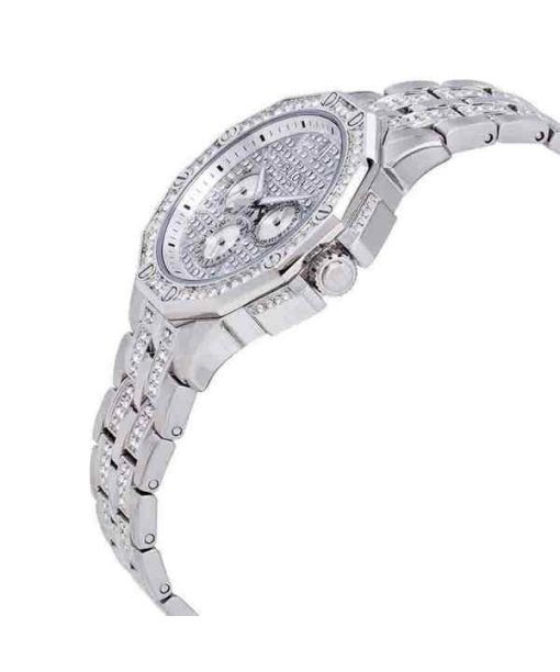 Bulova Octava Crystal Accents Silver Multifunction Dial Quartz 96C134 Men's Watch