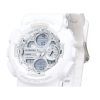 Casio G-Shock Analog Digital Bio Based White Resin Strap Silver Dial Quartz GMA-S140VA-7A 200M Women's Watch