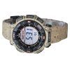 Casio ProTrek Climber Line Digital Beige Silicon Strap Tough Solar PRG-340SC-5 100M Men's Watch