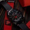 AVI-8 Hawker Hunter Atlas Chronograph Singapore Air Force Limited Edition Pegasus Black Quartz AV-4100-0A Mens Watch