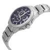 Citizen Eco-Drive Perpetual GMT Stainless Steel Blue Dial BL8160-58L 100M Men's Watch