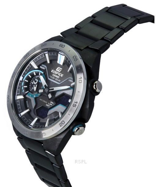 Casio Edifice Windflow Analog Digital Smartphone Link Black Dial Solar ECB-2200DD-1A 100M Men's Watch