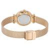 Fossil Carlie Rose Gold Tone Stainless Steel Silver Dial Quartz ES5314SET Women's Watch With Gift Set