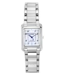 Citizen L Eco-Drive Stainless Steel Mother of Pearl Dial EW5600-87D Women's Watch