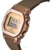 Casio G-Shock Digital Brown Ion Plated Bezel Bio-Based Resin Band Quartz GM-S5600UBR-5 200M Women's Watch