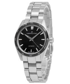 Hamilton Jazzmaster Performer Stainless Steel Black Dial Automatic H36205130 100M Men's Watch