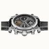 Ingersoll The Varsity Sun And Moon Phase Leather Strap Skeleton Grey Dial Automatic I15402 Men's Watch