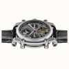 Ingersoll The Varsity Sun And Moon Phase Leather Strap Skeleton Grey Dial Automatic I15402 Men's Watch