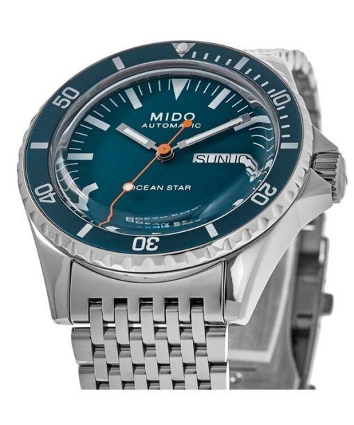 Mido Ocean Star Tribute Special Edition Blue Dial Automatic Diver's M026.830.11.041.00 200M Men's Watch With Gift Set