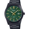 Casio Standard Analog Ion Plated Stainless Steel Green Dial Quartz MTP-VD03B-3A Men's Watch