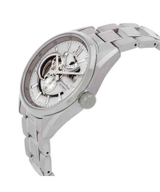 Orient Star Contemporary Stainless Steel Skeleton Silver Dial Automatic RE-AV0125S00B 100M Mens Watch