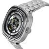 Sevenfriday P-Series NFC Black And White Open Heart Dial Automatic P1B/01M SF-P1B-01M Men's Watch