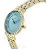 Skagen Anita Lille Two Tone Stainless Steel Green Dial Quartz SKW3132 Women's Watch