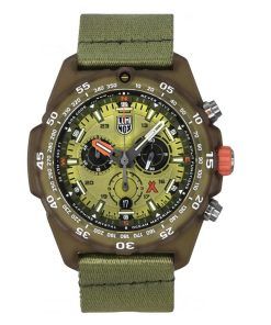 Luminox Bear Grylls Survival ECO Master Chronograph Green Dial Quartz Diver's XB.3757.ECO 200M Men's Watch