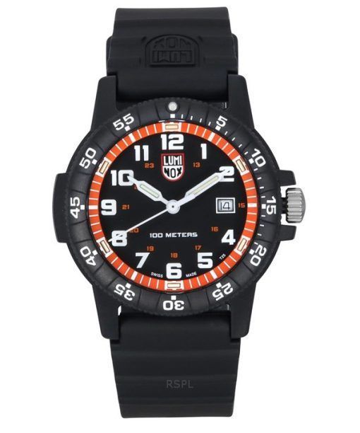 Luminox Leatherback SEA Turtle Giant Polyurethane Strap Black Dial Quartz XS.0329.1 100M Men's Watch