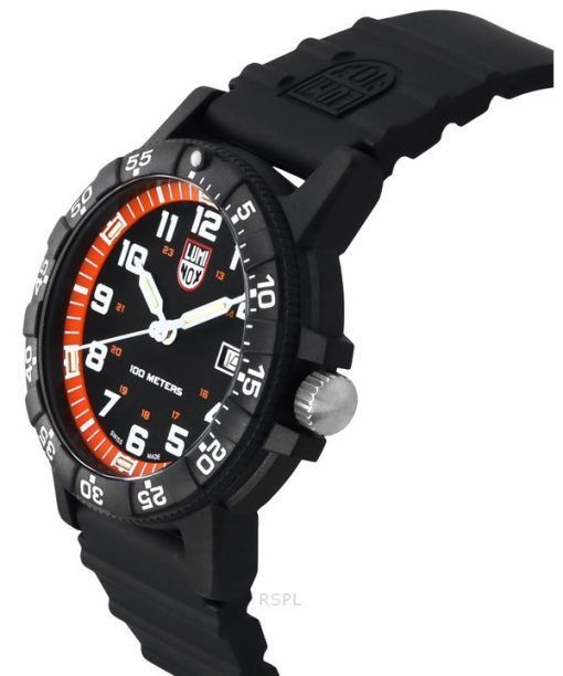 Luminox Leatherback SEA Turtle Giant Polyurethane Strap Black Dial Quartz XS.0329.1 100M Men's Watch