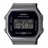 Casio Vintage Digital Stainless Steel Mesh Bracelet Quartz A168WEMB-1B Unisex Watch