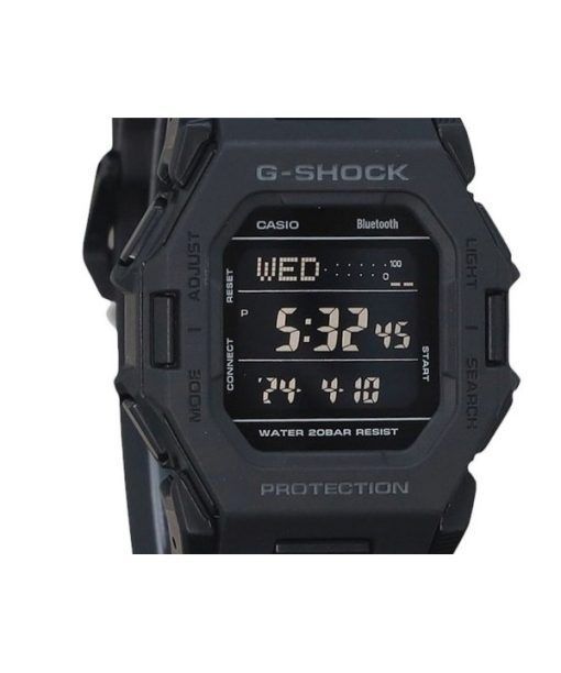 Casio G-Shock Digital Smartphone Link Black Resin Strap Quartz GD-B500-1 200M Mens Watch