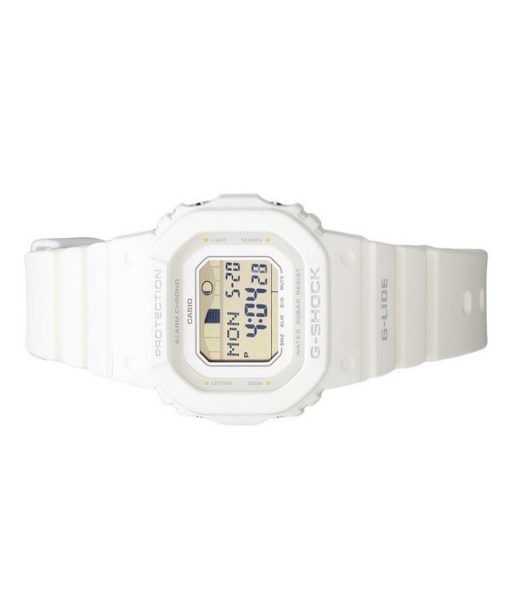 Casio G-Shock G-Lide Digital White Bio Based Resin Strap Quartz GLX-S5600-7B 200M Womens Watch